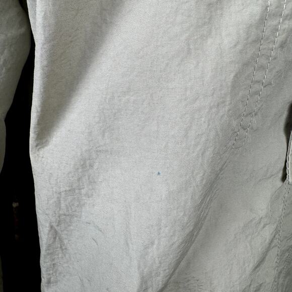 Vintage Chaps Ralph Lauren Jacket Large Tan Hooded Windbreaker Pullover Russia - Picture 5 of 7